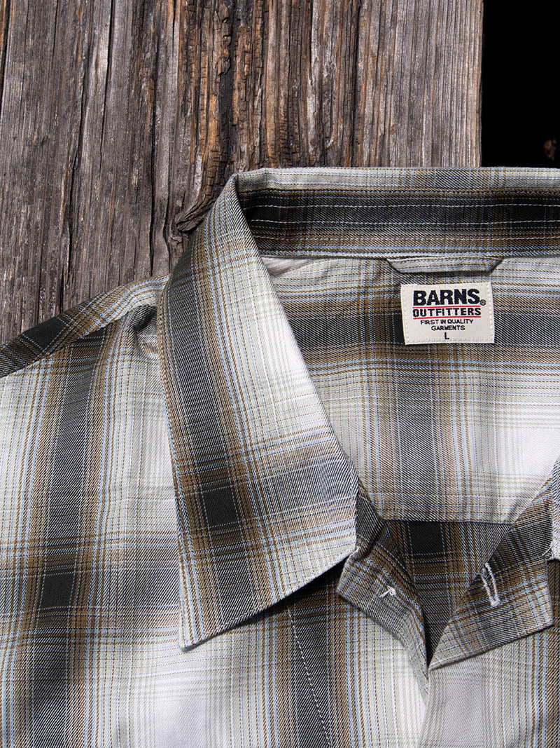 Ombre Check L/S Shirts