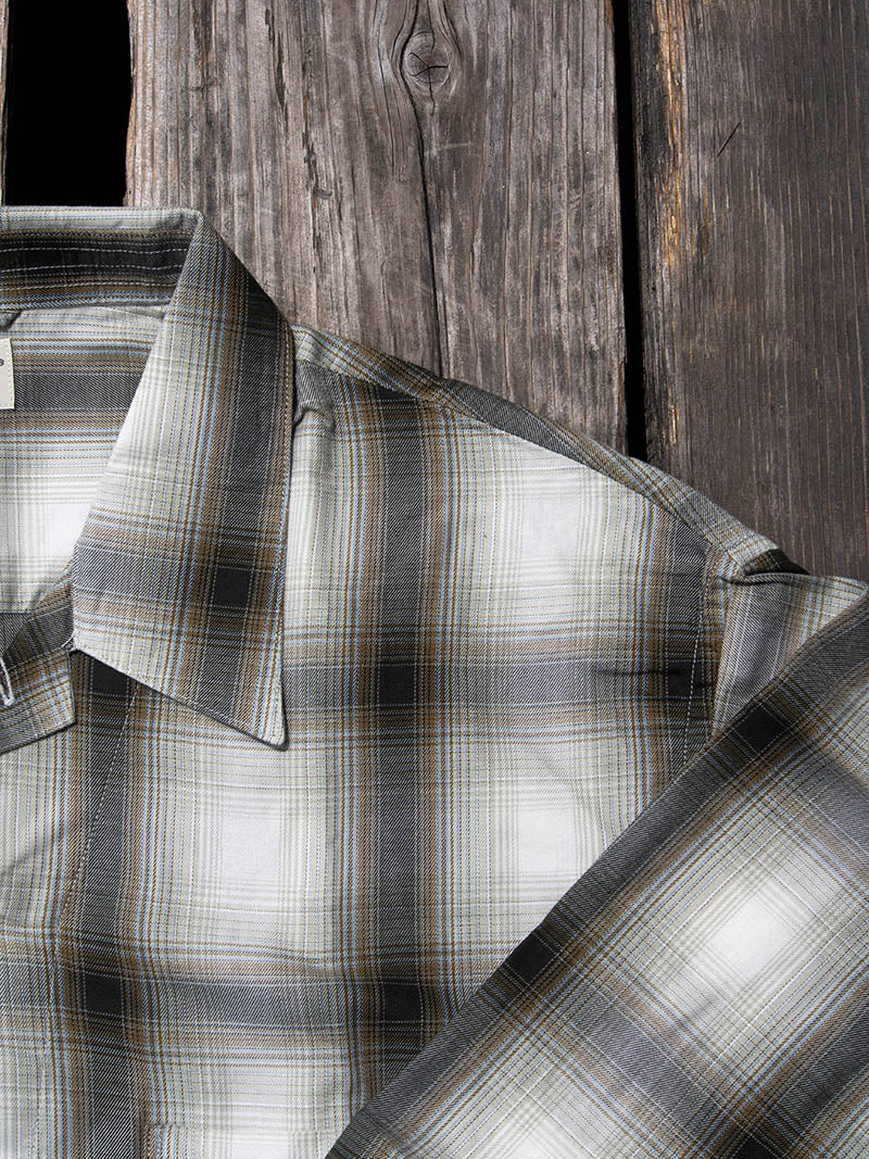 Ombre Check L/S Shirts