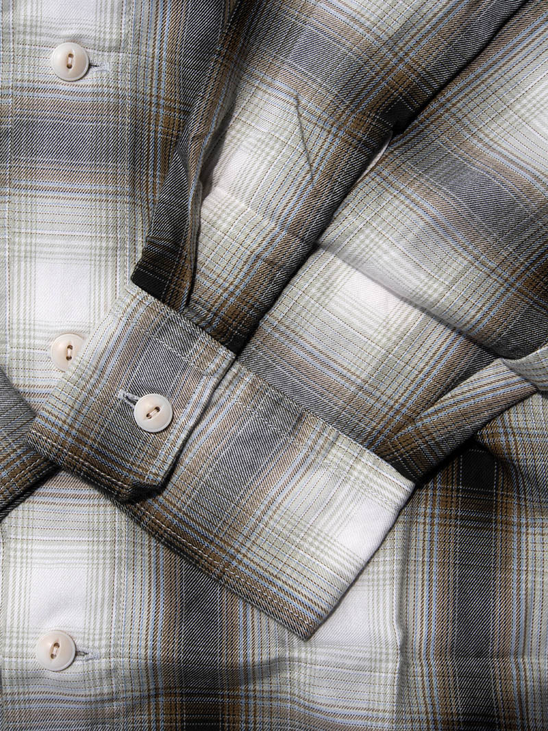 Ombre Check L/S Shirts