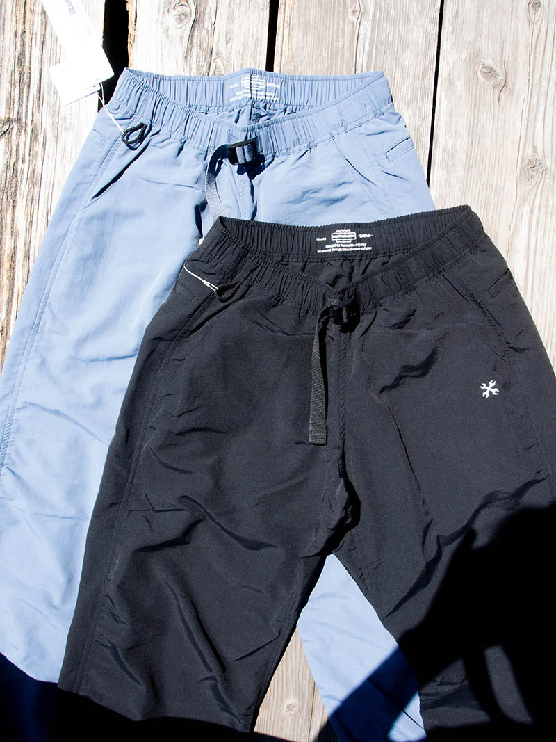 Nylon Tussah Easy Wide Pants