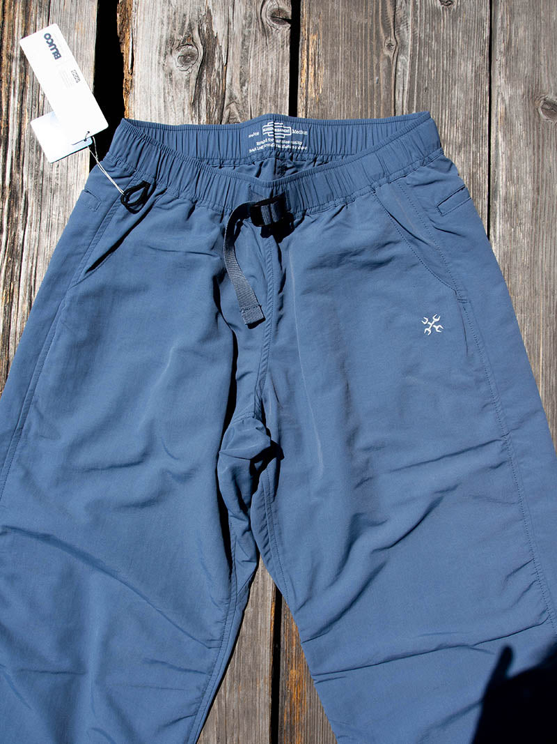 Nylon Tussah Easy Wide Pants