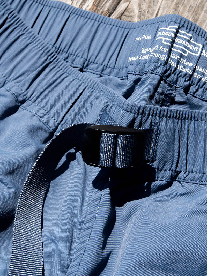 Nylon Tussah Easy Wide Pants