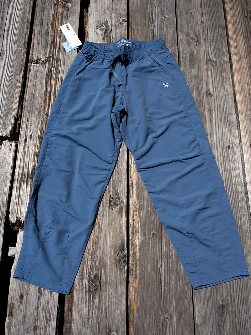 Nylon Tussah Easy Wide Pants
