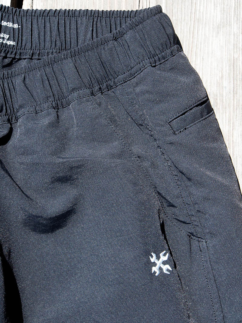 Nylon Tussah Easy Wide Pants