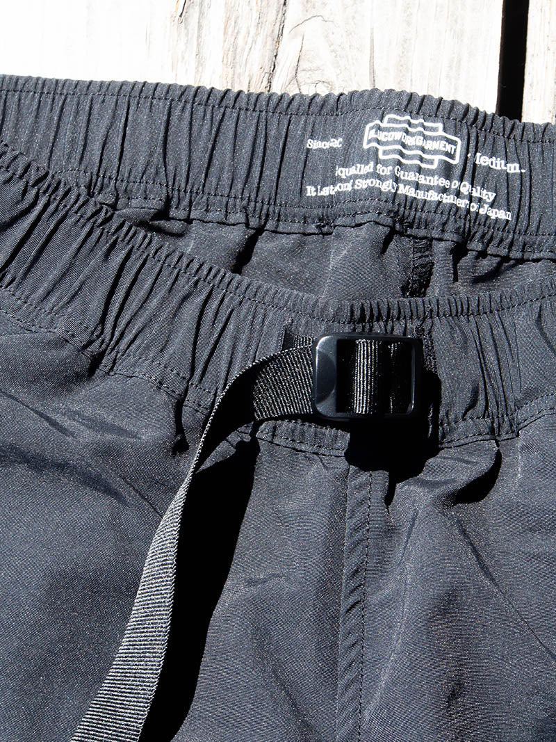 Nylon Tussah Easy Wide Pants