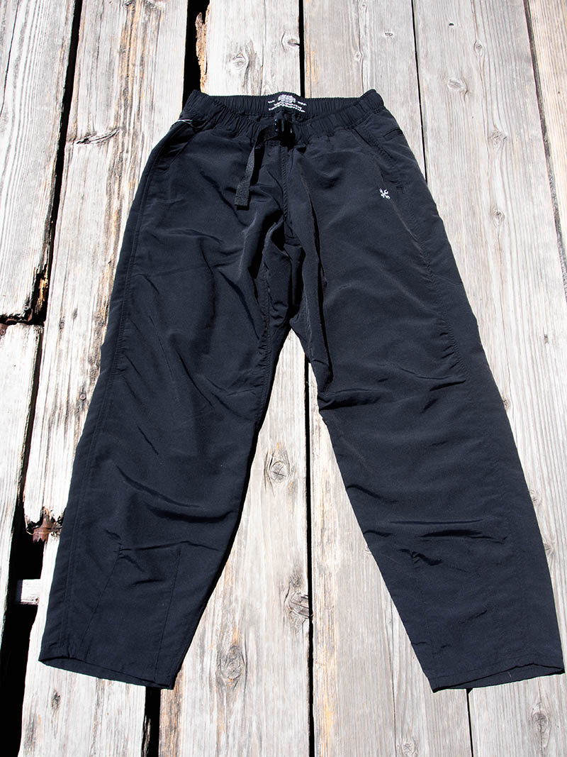 Nylon Tussah Easy Wide Pants