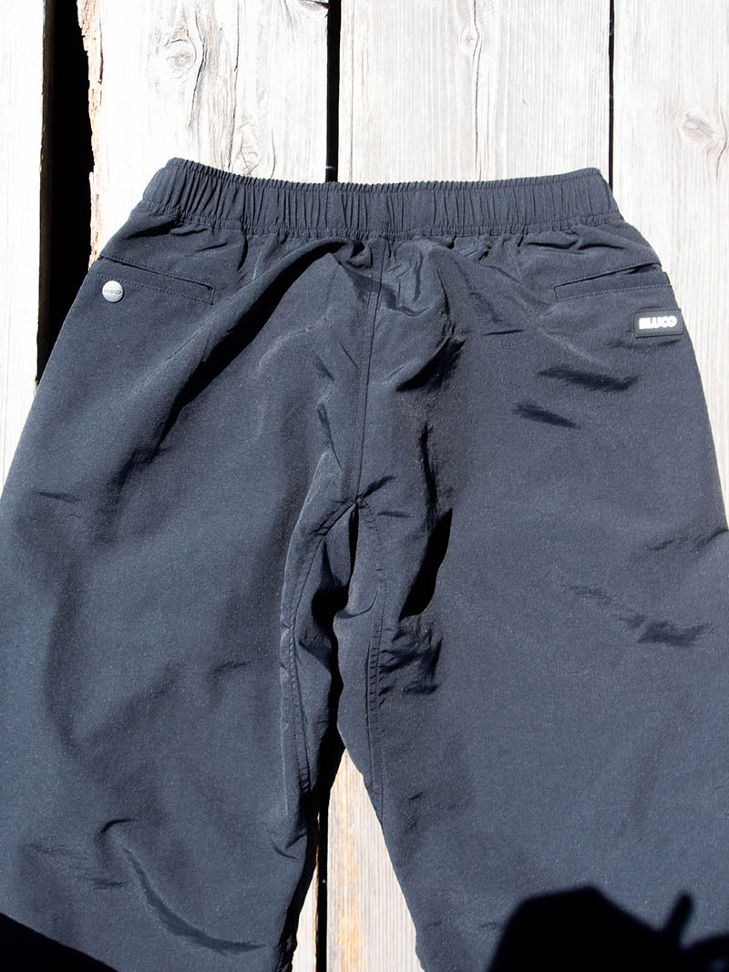 Nylon Tussah Easy Wide Pants