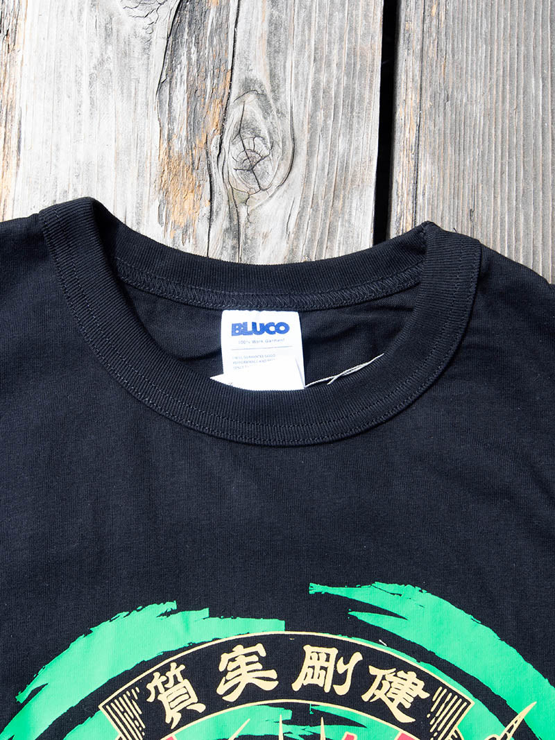 HEAVY DRY COTTON PRINT L/S TEE -Artwork by 遊鷹-
