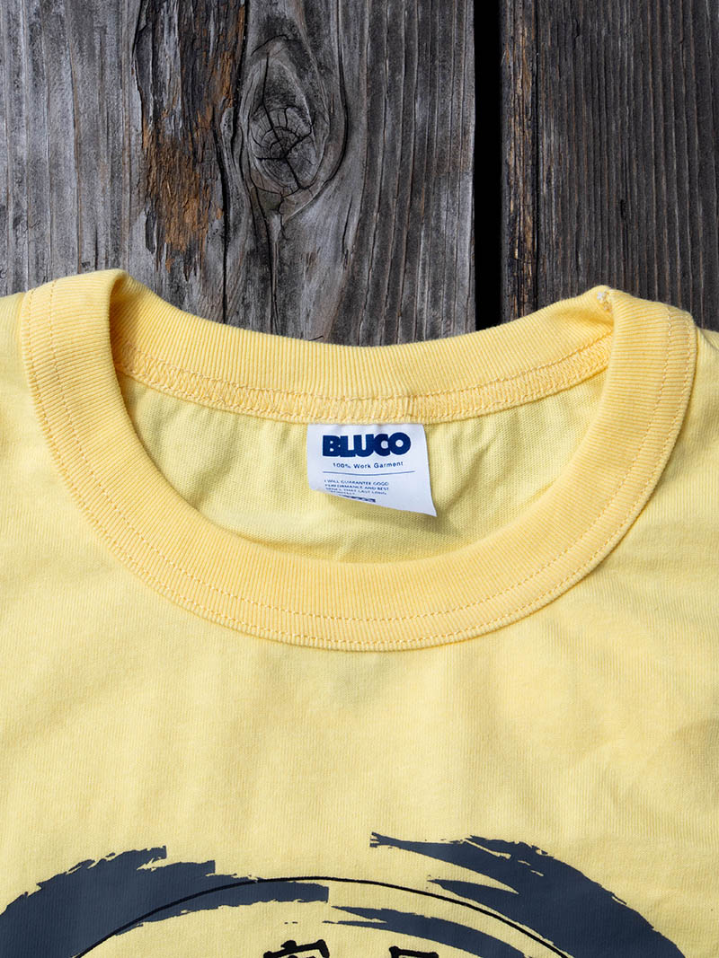HEAVY DRY COTTON PRINT L/S TEE -Artwork by 遊鷹-