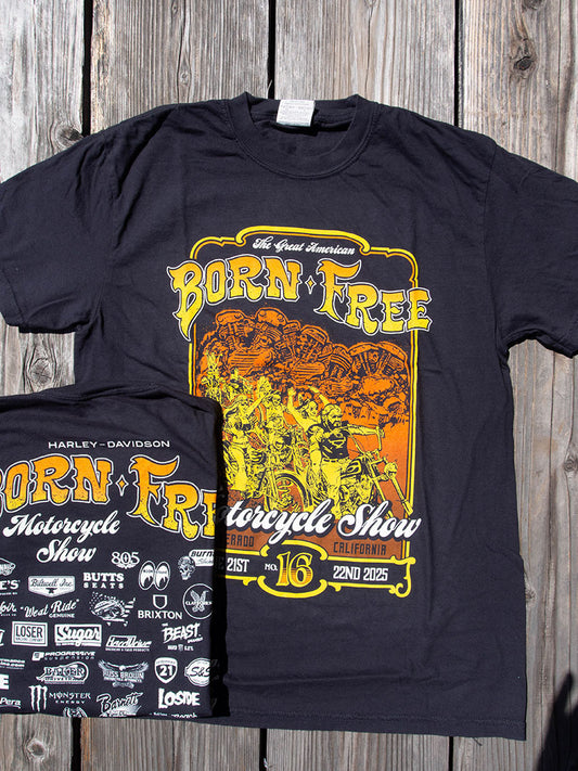 BORN FREE 16th Official Tee