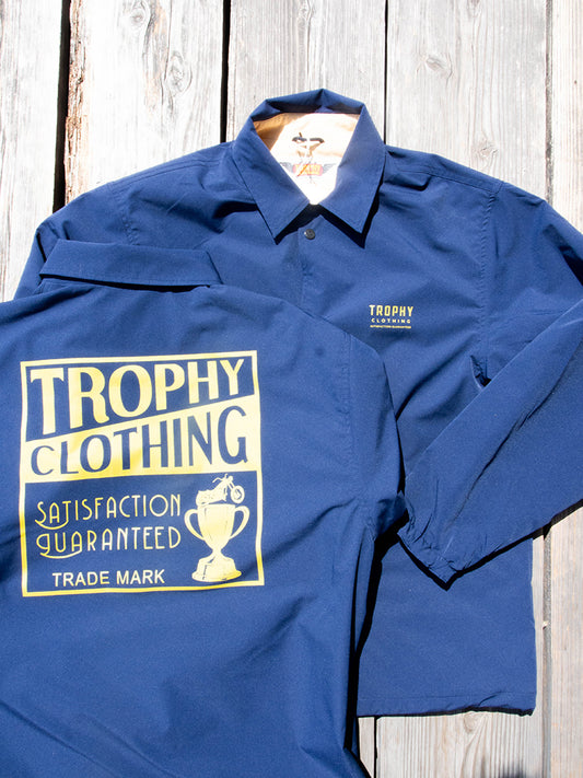 Box Logo Warm Up Jacket -Navy-