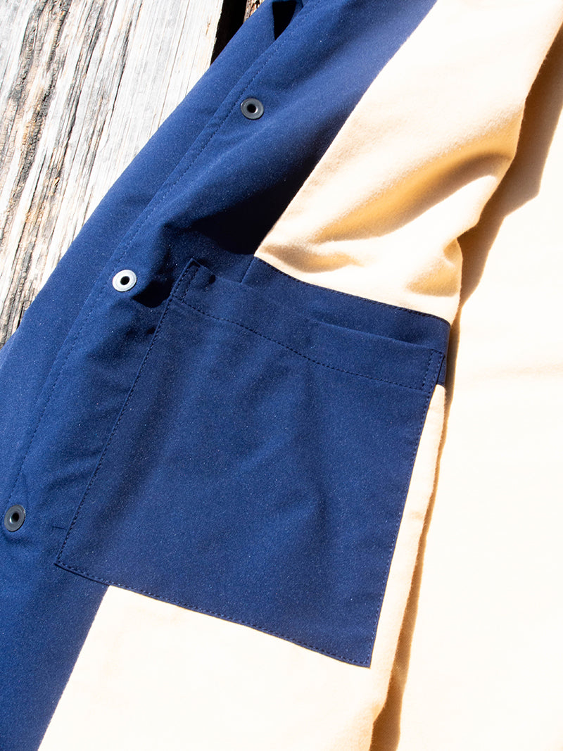 Box Logo Warm Up Jacket -Navy-