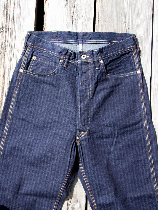 Lot 815 Work Pants, 12 oz, Grey Back Indigo Herringbone