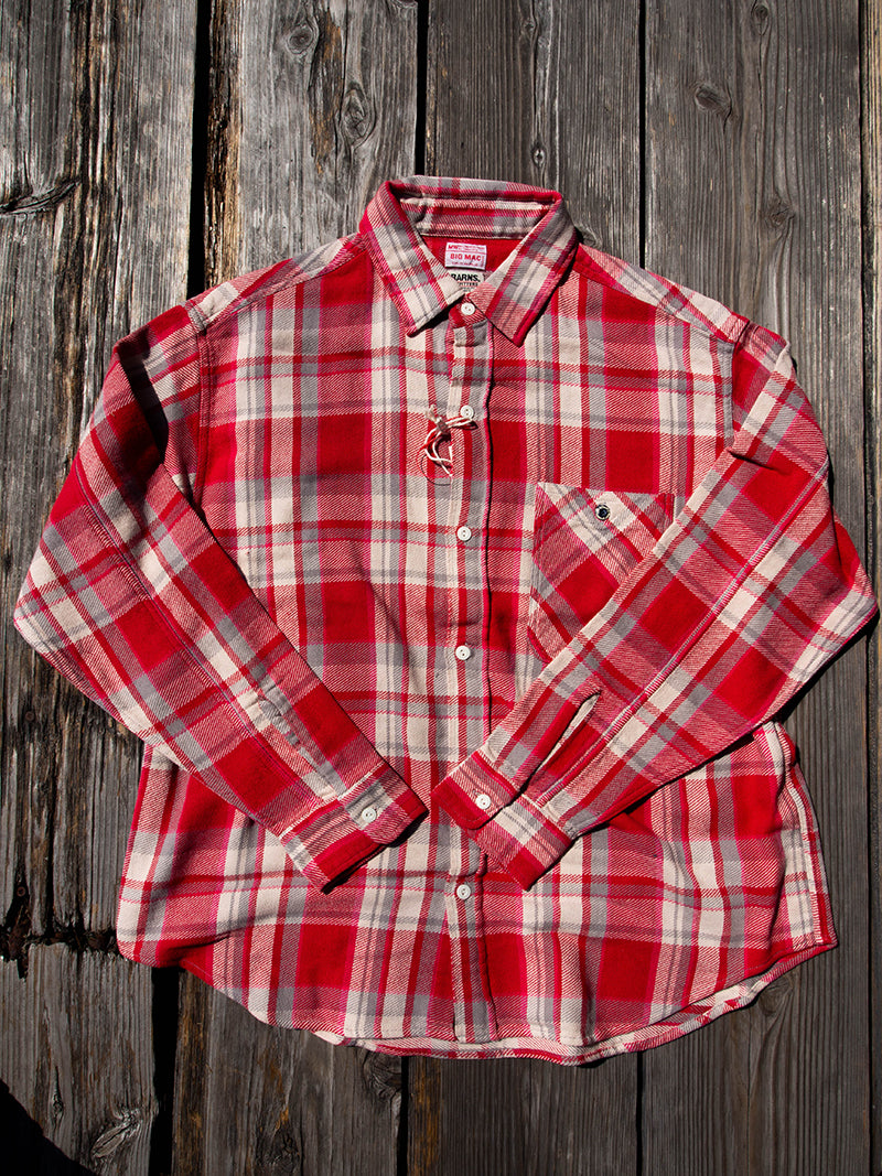 BIG MAC×BARNS Flannel L/S Shirts