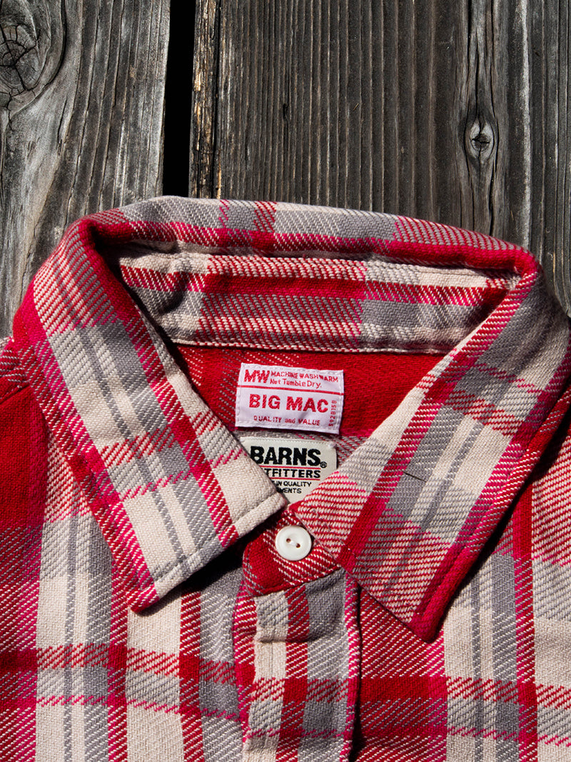 BIG MAC×BARNS Flannel L/S Shirts