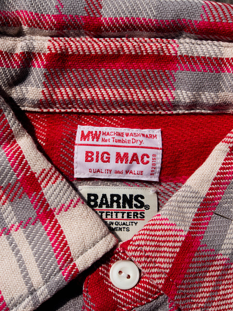 BIG MAC×BARNS Flannel L/S Shirts