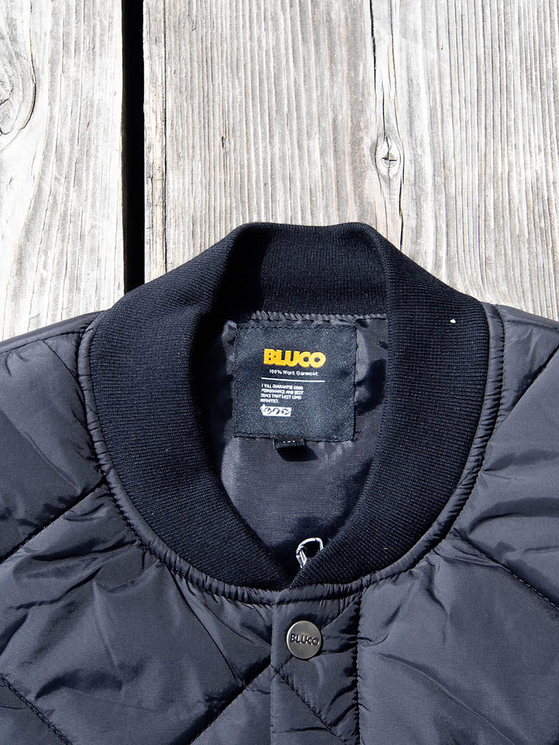 Rib Collar Quilting Vest