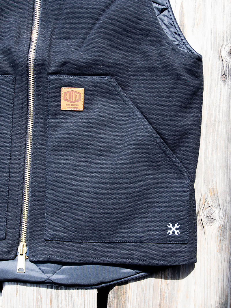 Rib Color Duck Vest