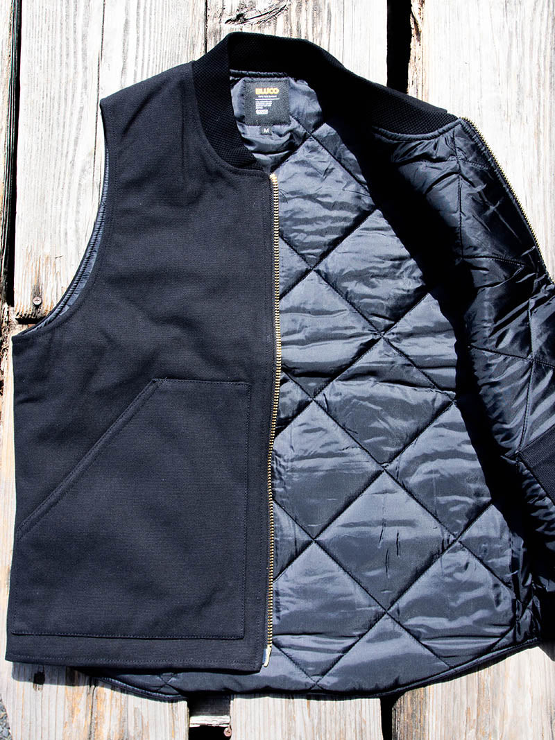 Rib Color Duck Vest