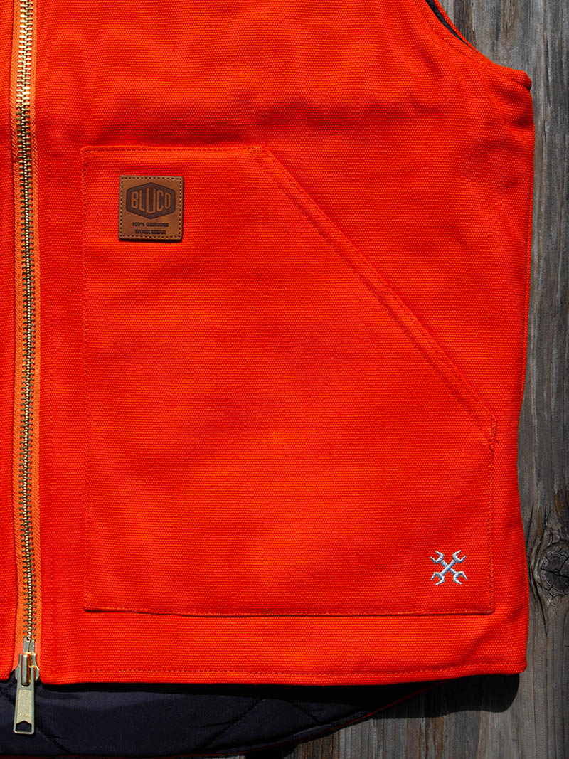 Rib Color Duck Vest