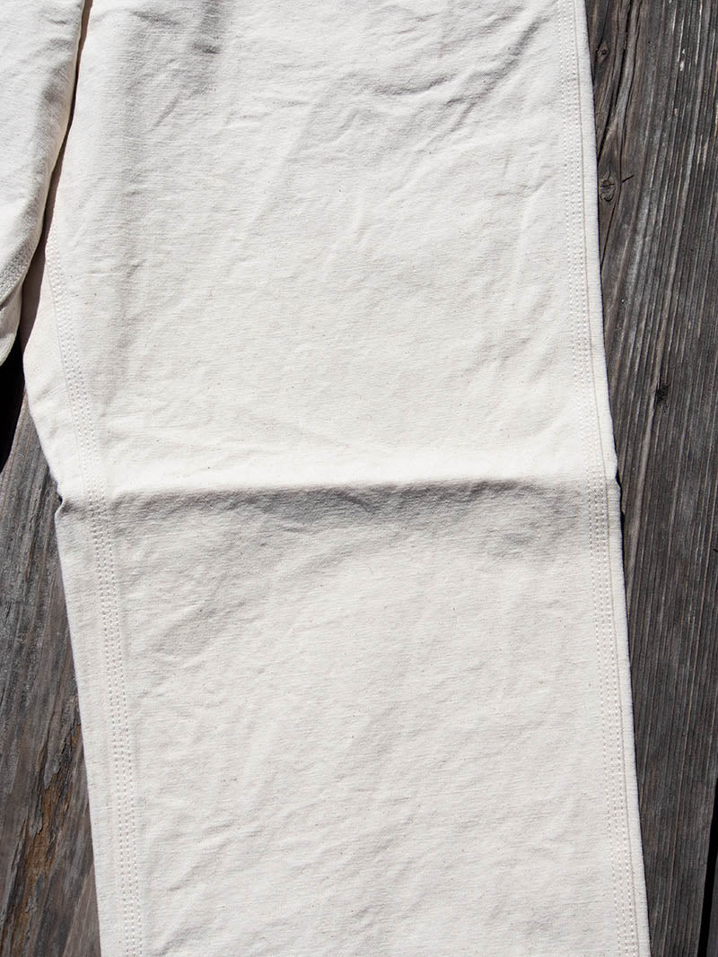 Cotton Duck Work Pants -Ecru-