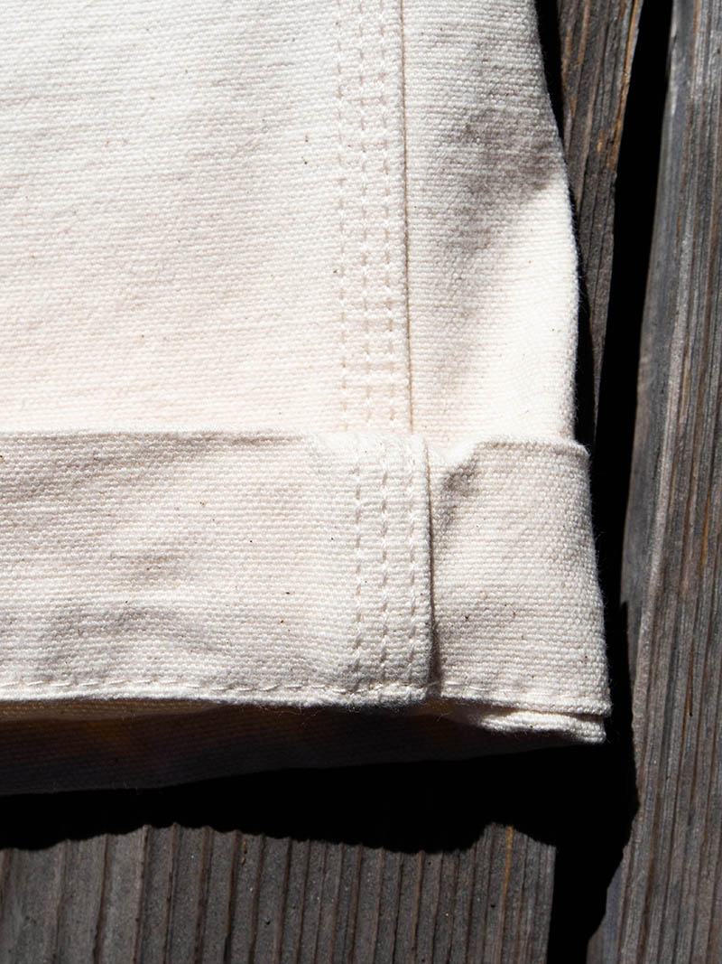 Cotton Duck Work Pants -Ecru-