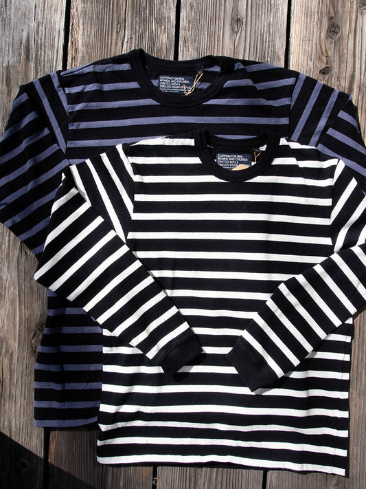 Cotton Relax L/S Border Tee