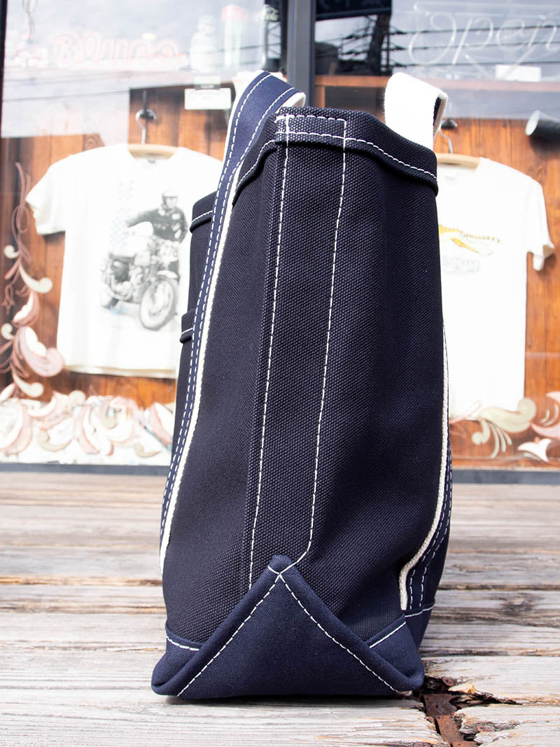 Deluxe Pocket Tote Bag -Dirk Navy×Navy-