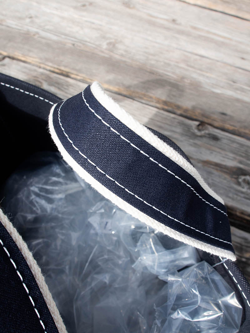 Deluxe Pocket Tote Bag -Dirk Navy×Navy-