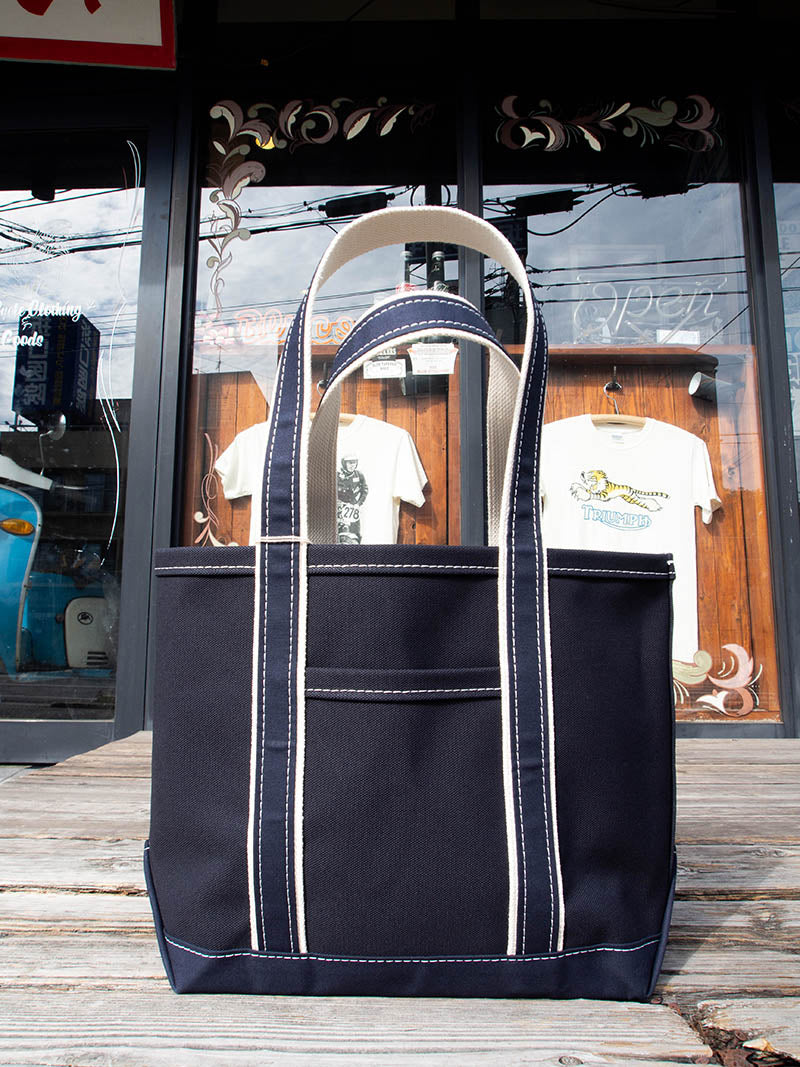 Deluxe Pocket Tote Bag -Dirk Navy×Navy-