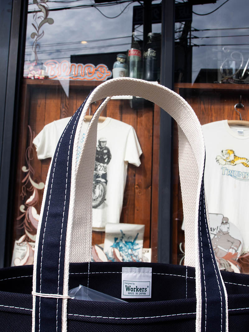 Deluxe Pocket Tote Bag -Dirk Navy×Navy-