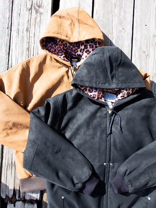 PANTYDROPPER×BLUCO Synthetic Leather Active Jacket