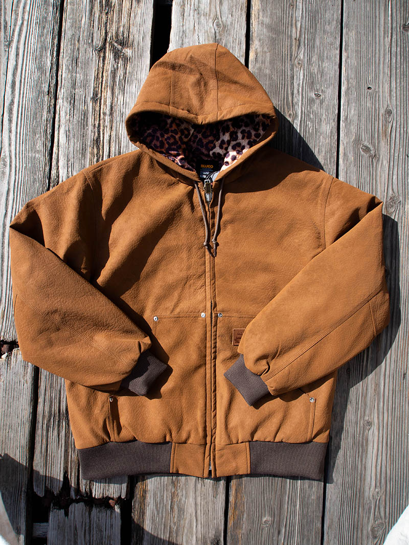 PANTYDROPPER×BLUCO Synthetic Leather Active Jacket