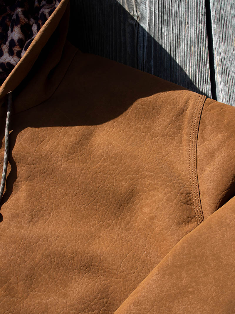 PANTYDROPPER×BLUCO Synthetic Leather Active Jacket