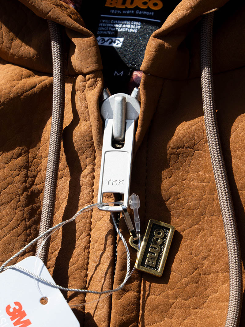 PANTYDROPPER×BLUCO Synthetic Leather Active Jacket