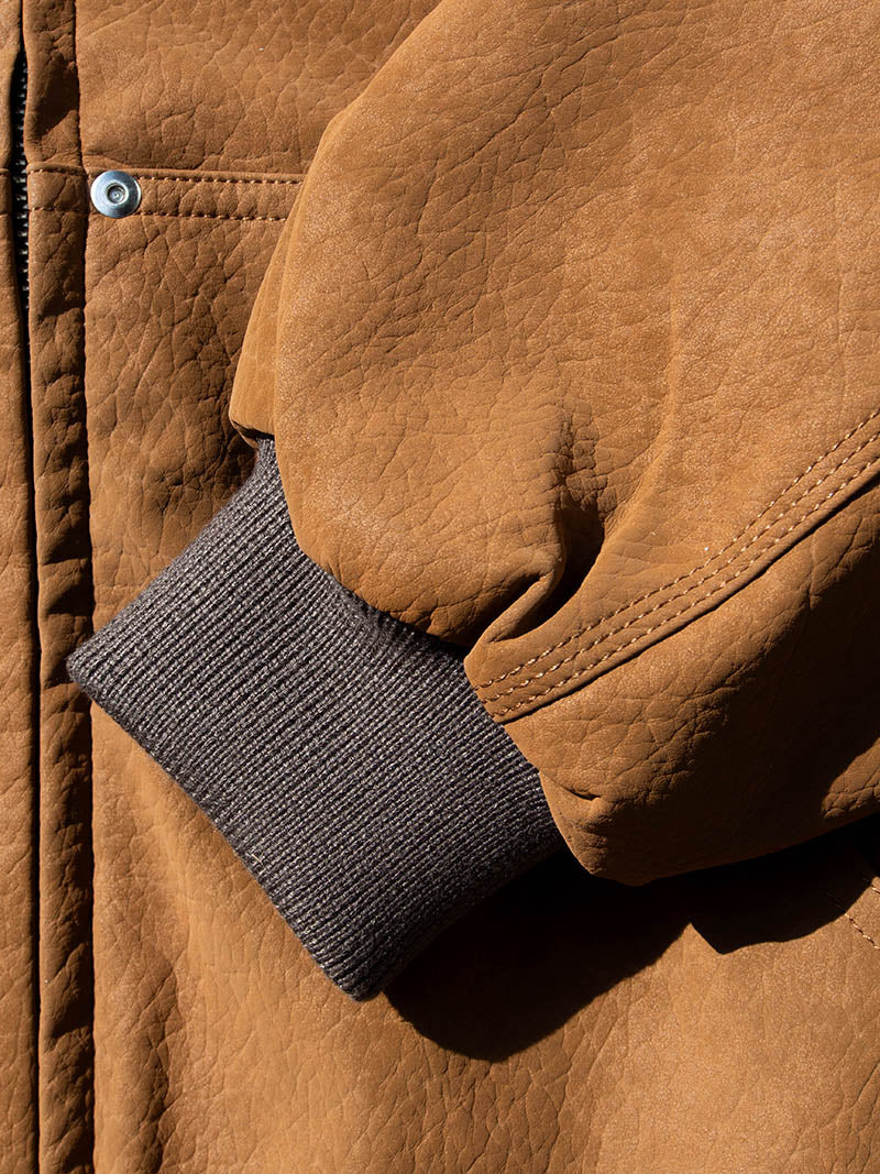 PANTYDROPPER×BLUCO Synthetic Leather Active Jacket
