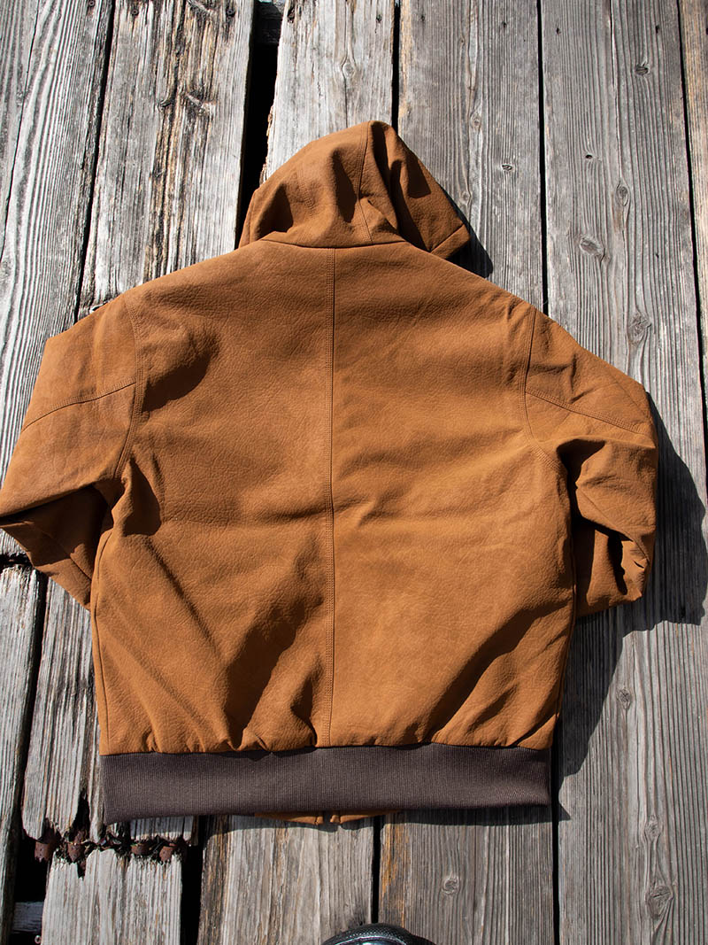 PANTYDROPPER×BLUCO Synthetic Leather Active Jacket