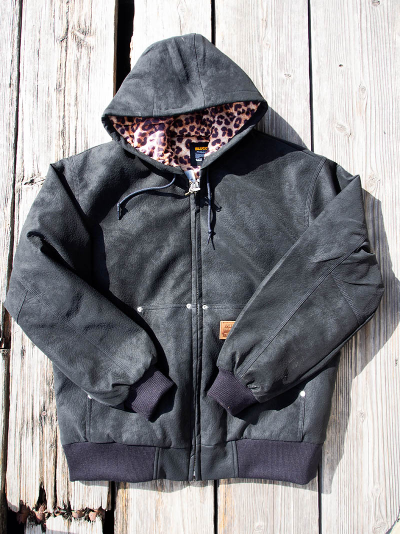 PANTYDROPPER×BLUCO Synthetic Leather Active Jacket