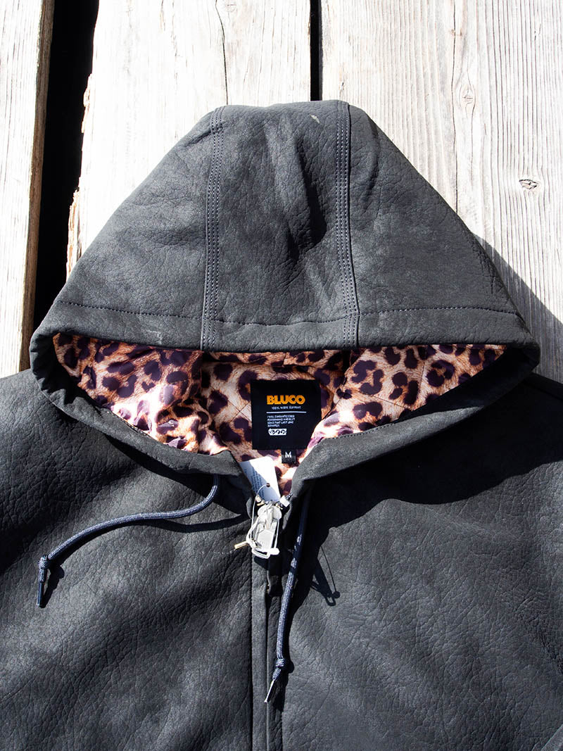 PANTYDROPPER×BLUCO Synthetic Leather Active Jacket