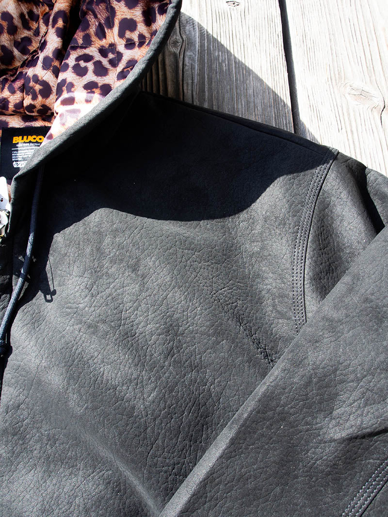 PANTYDROPPER×BLUCO Synthetic Leather Active Jacket