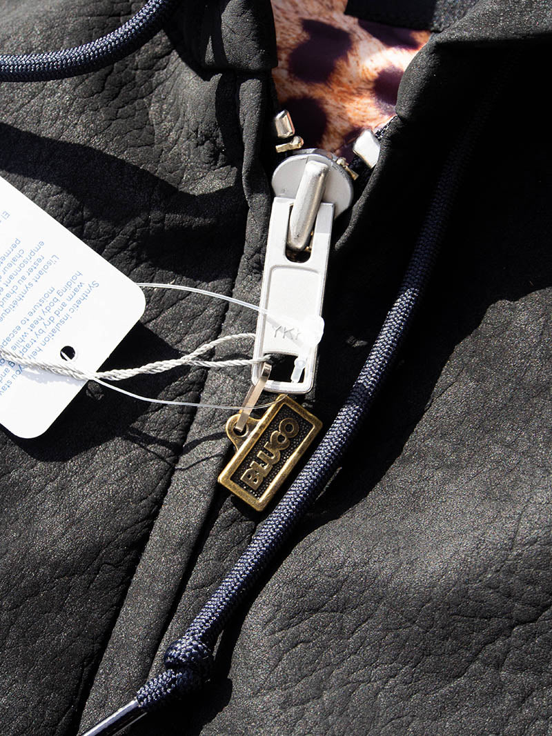 PANTYDROPPER×BLUCO Synthetic Leather Active Jacket