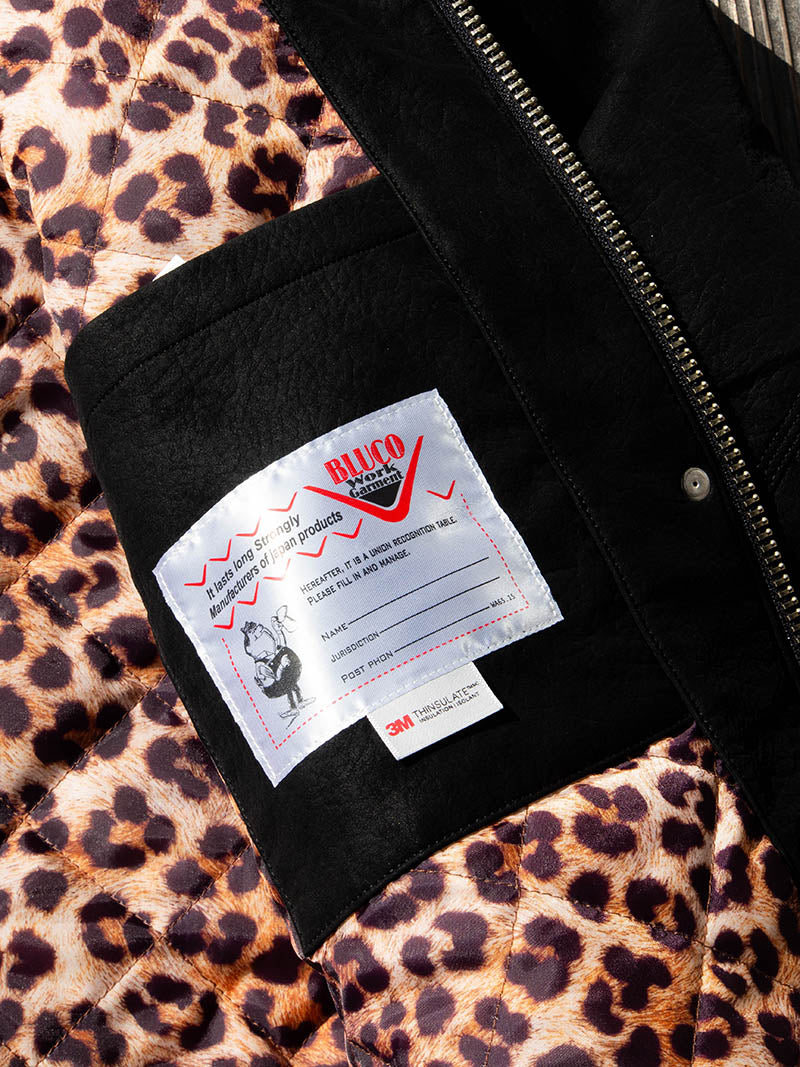 PANTYDROPPER×BLUCO Synthetic Leather Active Jacket
