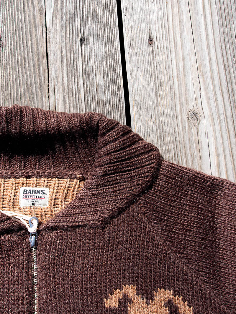 Zip Up Cowichan Cardigan