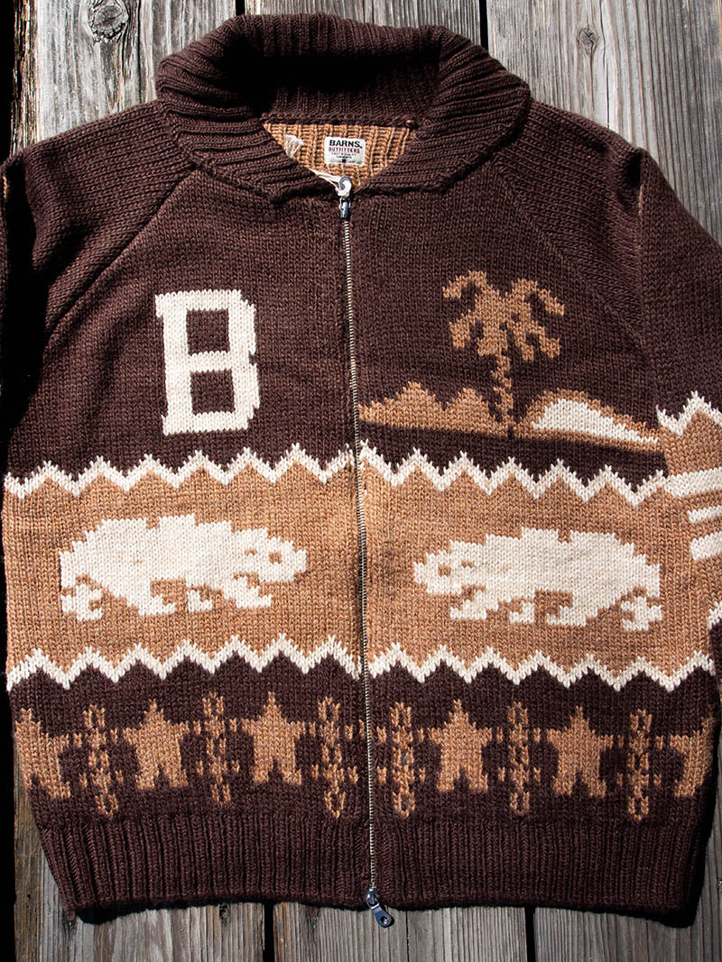 Zip Up Cowichan Cardigan