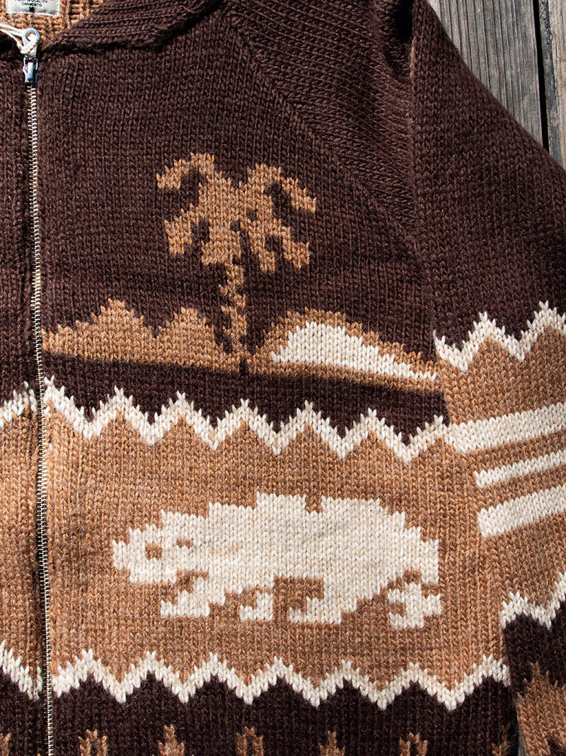 Zip Up Cowichan Cardigan