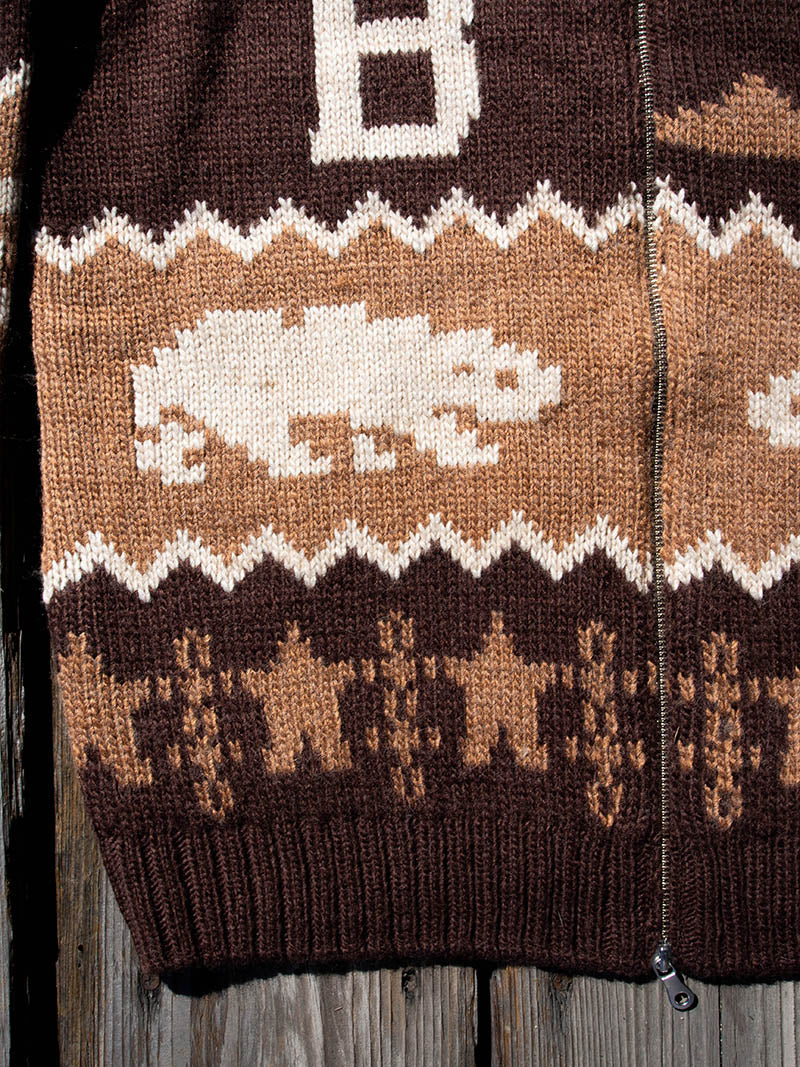 Zip Up Cowichan Cardigan
