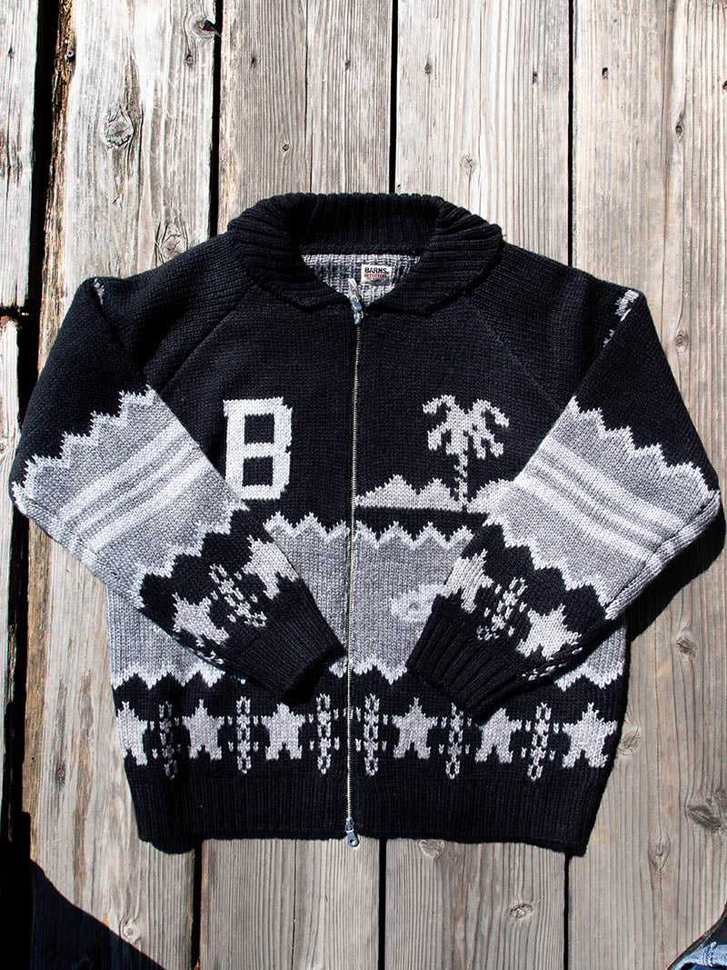 Zip Up Cowichan Cardigan