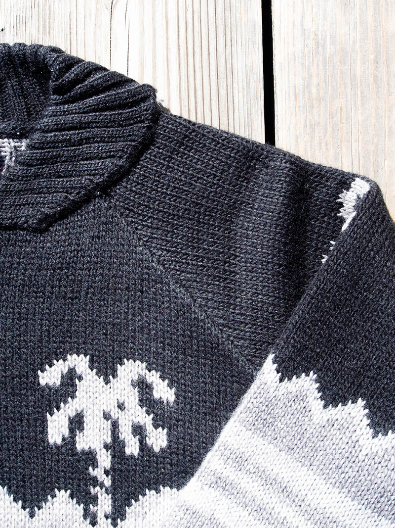 Zip Up Cowichan Cardigan