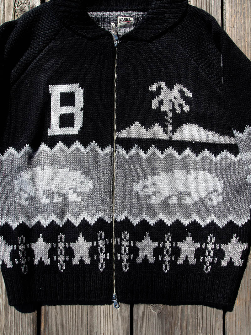 Zip Up Cowichan Cardigan