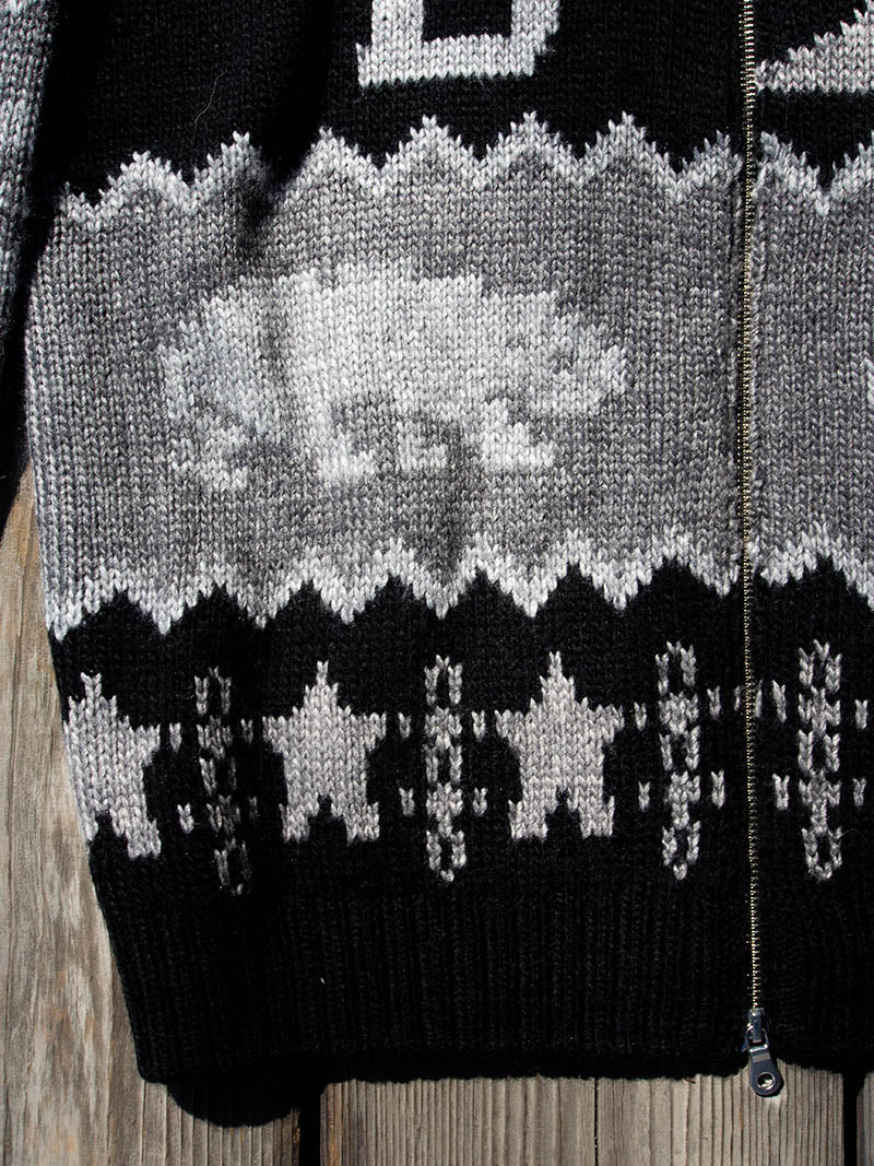 Zip Up Cowichan Cardigan